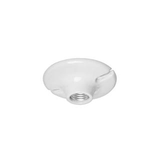 Portalámpara de porcelana, 3-1/2', redonda, Volteck