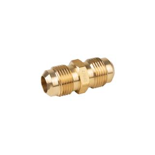 Niple unión NPT de latón, 1/2' con tuerca hexagonal, FOSET