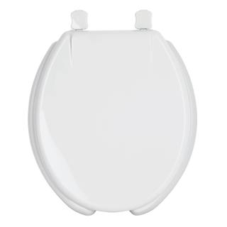Asiento redondo ligero con tapa para WC, hueso, FOSET BASIC