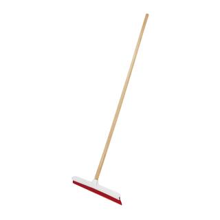 Recogedor plástico con bastón de madera, KLINTEK