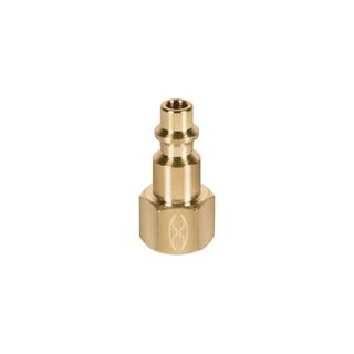 Conector 3/4' rápido hembra de latón, sistema click, Truper