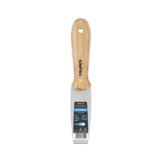 Espátula rígida 1' con mango de madera, Truper